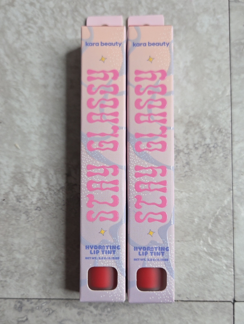 Kara Beauty Hydrating Lip Tint ROSE SHOCK Set Of 2